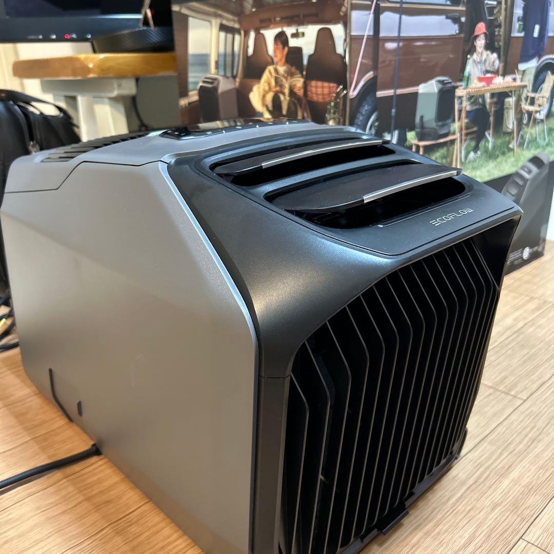 ユ*ケ様 EcoFlowWAVE3 エアコン +未開封専用補助バッテリー付（写真 EcoFlow（エコフロー） WAVE3ポータブルエアコン 専用