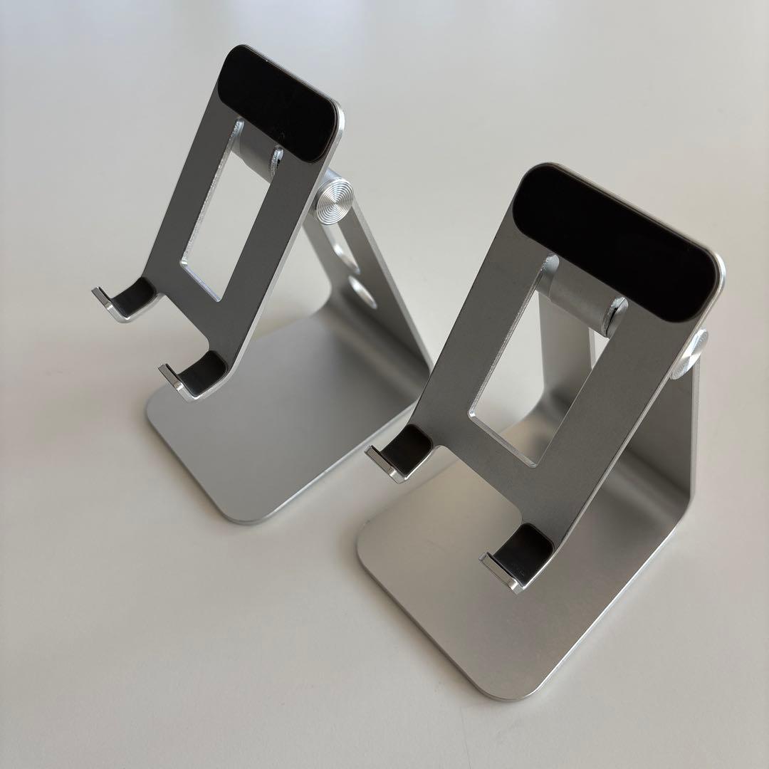 OMOTON タブレット 卓上アルミスタンドホルダー　2個セット Amazon.co.jp: OMOTON 長い腕のタブレット スタンドホルダー アルミ