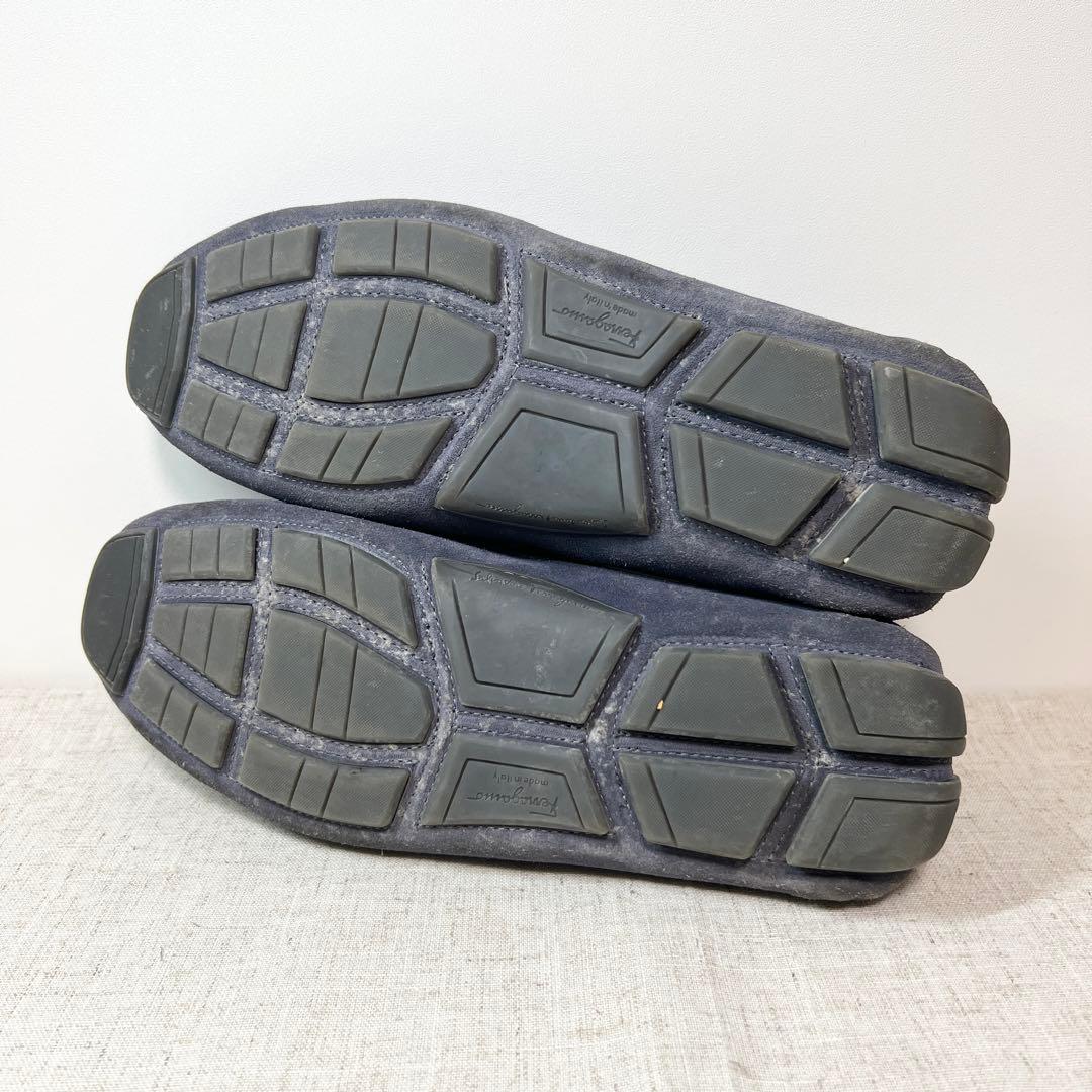 超美品★フェラガモ ガンチーニ スエード ローファー モカシン 26.5cm