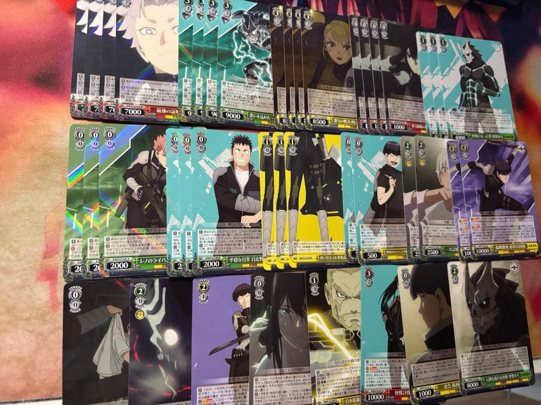 値下げ可能 ヴァイスシュバルツ 怪獣8号 デッキ パーツ付き - メルカリ