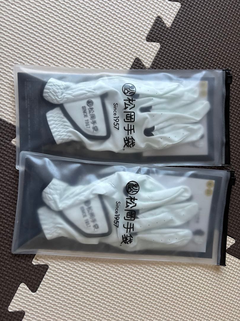 新品　松岡手袋　23センチ　２枚　白 松岡手袋 ESK-2530T Team Matsuoka ALL WHITE (25-26 2026) チーム