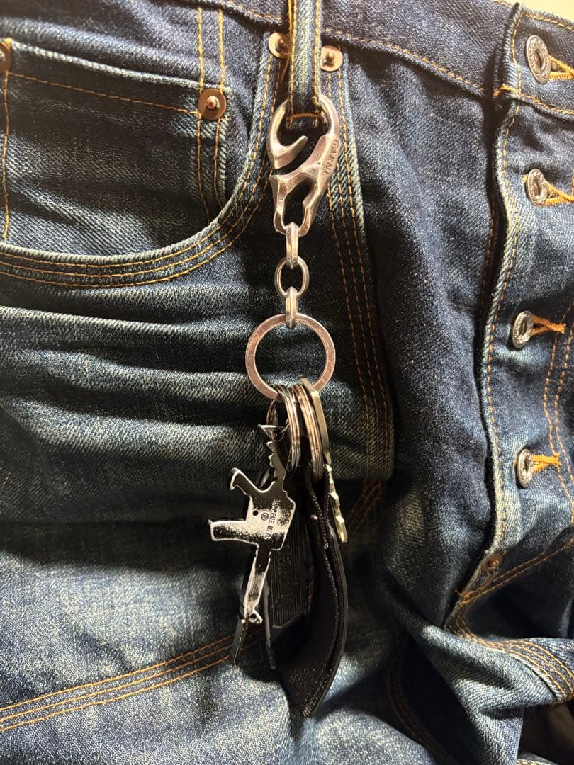 ガルニ GARNI キーホルダー キーリング シルバー925 ウォレットチェーン Crockery Mix Wallet Chain | GARNI ONLINE STORE