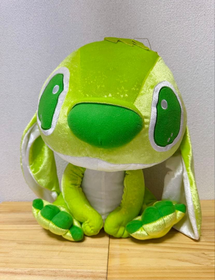 ディズニー グリーンスティッチ ぬいぐるみ - メルカリ