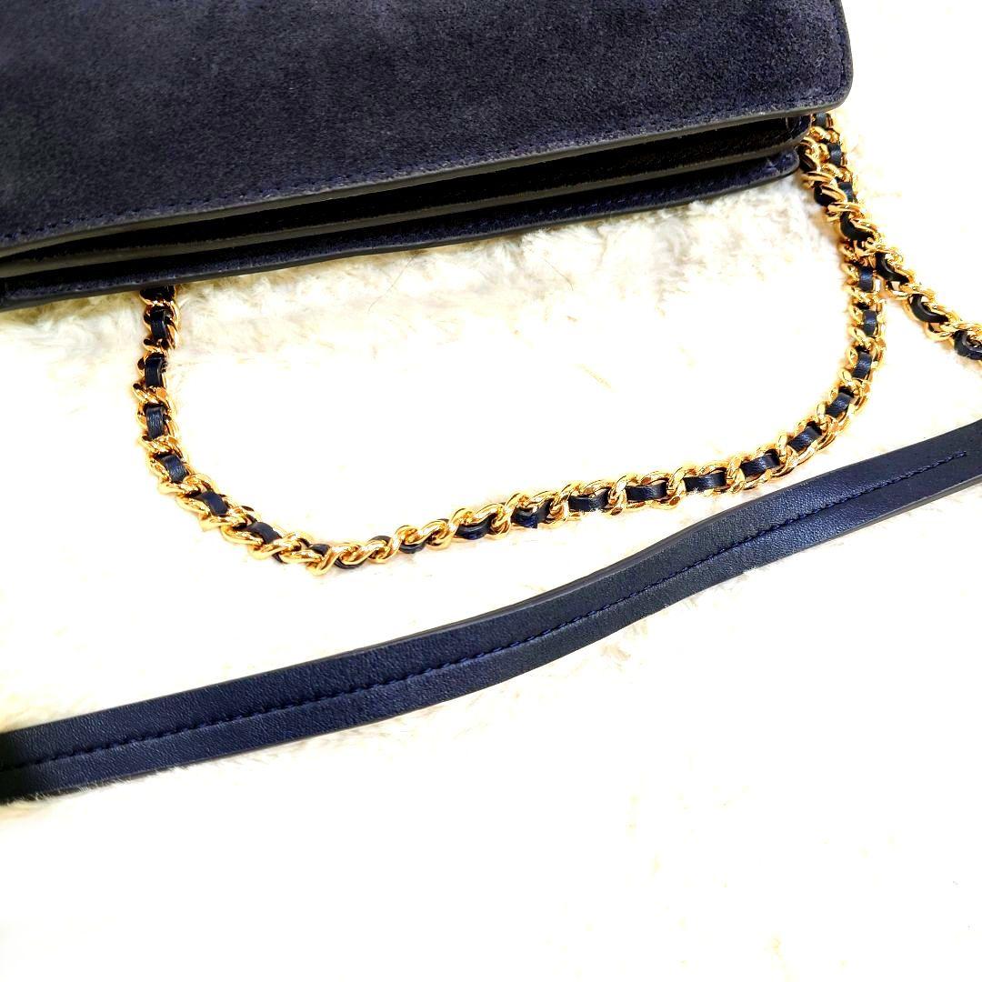 に*む様 トリーバーチ チェーンショルダーバッグ パーカー 刺繍 花柄