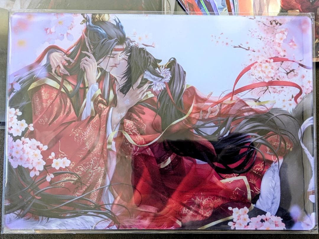 魔道祖師　アクリルイラストカード3点、チケット風カード12枚　まとめ 魔道祖師 アクリルイラストカード3点、チケット風カード12枚 まとめ