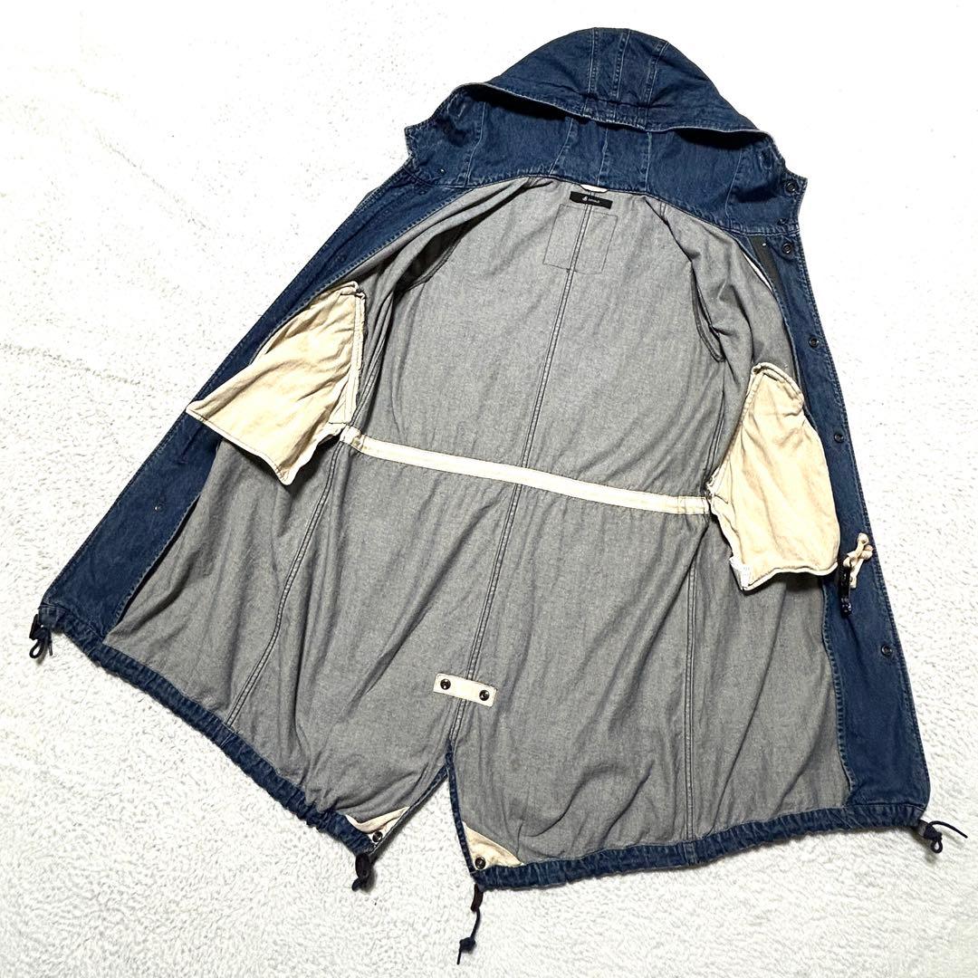 美品✨佐藤健着用】Johnbull ジョンブル デニム モッズコート M - メルカリ
