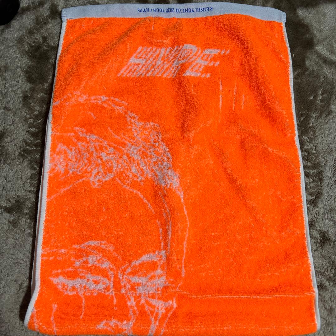米津玄師 ライブグッズ HYPE フェイスタオル 蛍光オレンジ - メルカリ