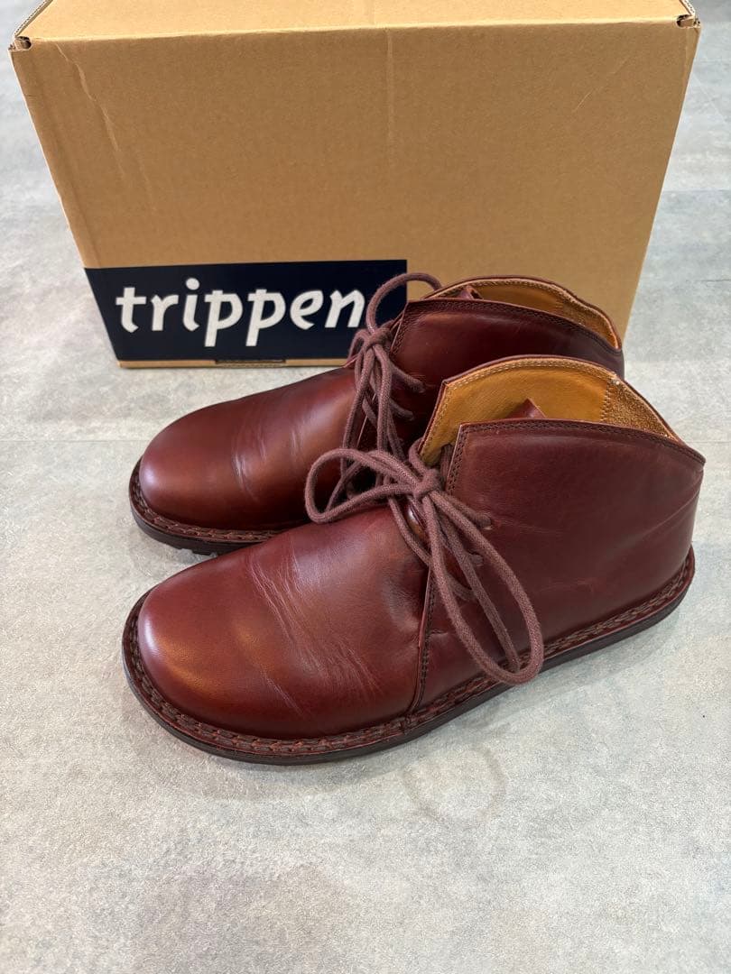 chi-koさま専用超美品 定価51700円 trippen/トリッペン ヌバックの風合いが堪らない】トリッペン Todi Cuoio-Natoriya
