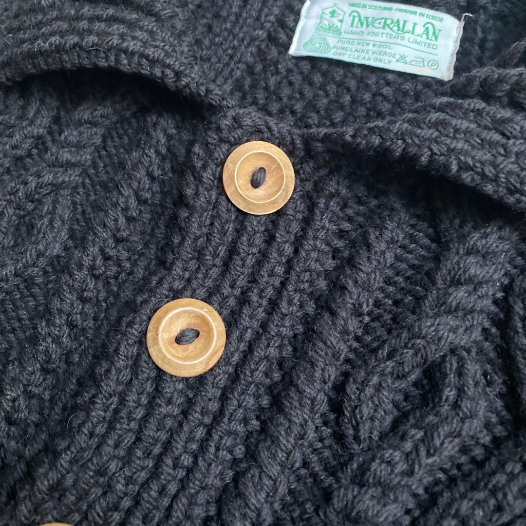 希少】インバーアラン 3A ブラック 黒 スコットランド製 40 Lサイズ