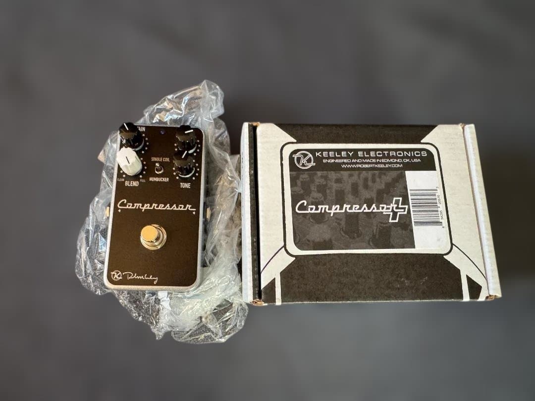 Keeley Compressor コンプレッサー 箱付 動作良好 Keeley / Compressor Plusの特徴と使い方を徹底レビュー。使いやすく