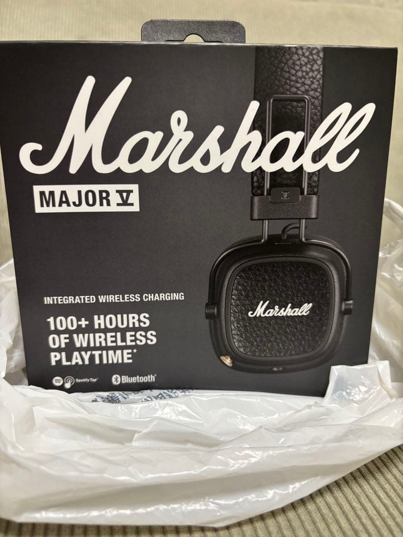 (未開封)Marshall Major V ワイヤレスヘッドフォン Amazon.com: Marshall Major V On-Ear Wireless Bluetooth Headphones