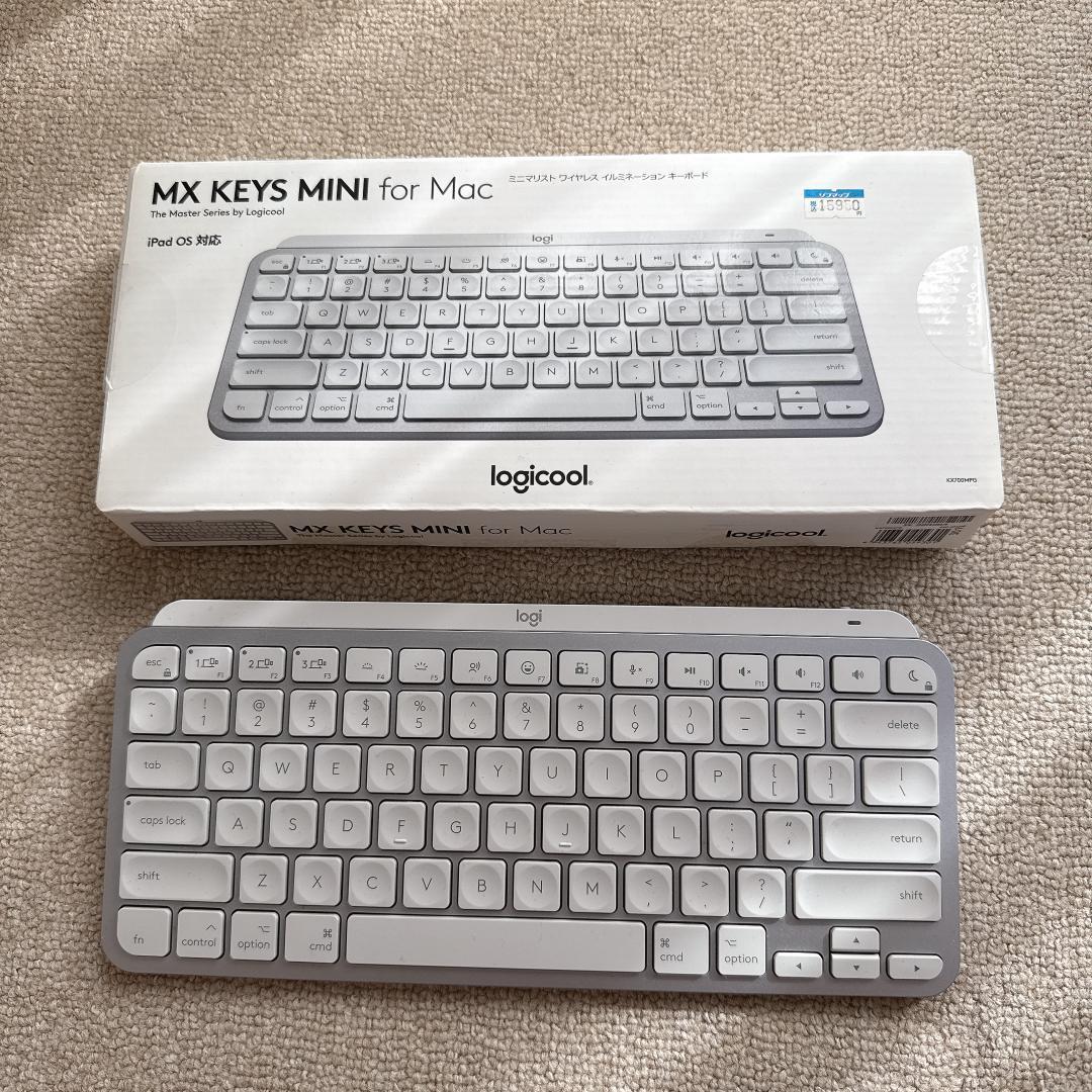 【美品】MX KEYS Mini for Mac Logitech MX Keys Mini for Mac - Bluetooth Keyboard