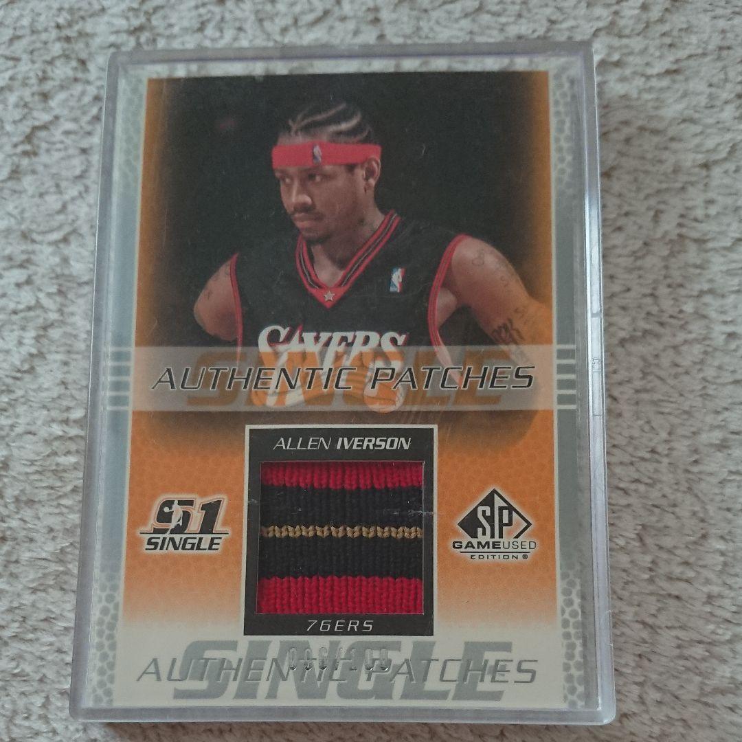 アレンアイバーソン、アイバーソン、パッチ、シリアル、ジャージカード アレン・アイバーソン 1996年 NBA ルーキーカード - メルカリ