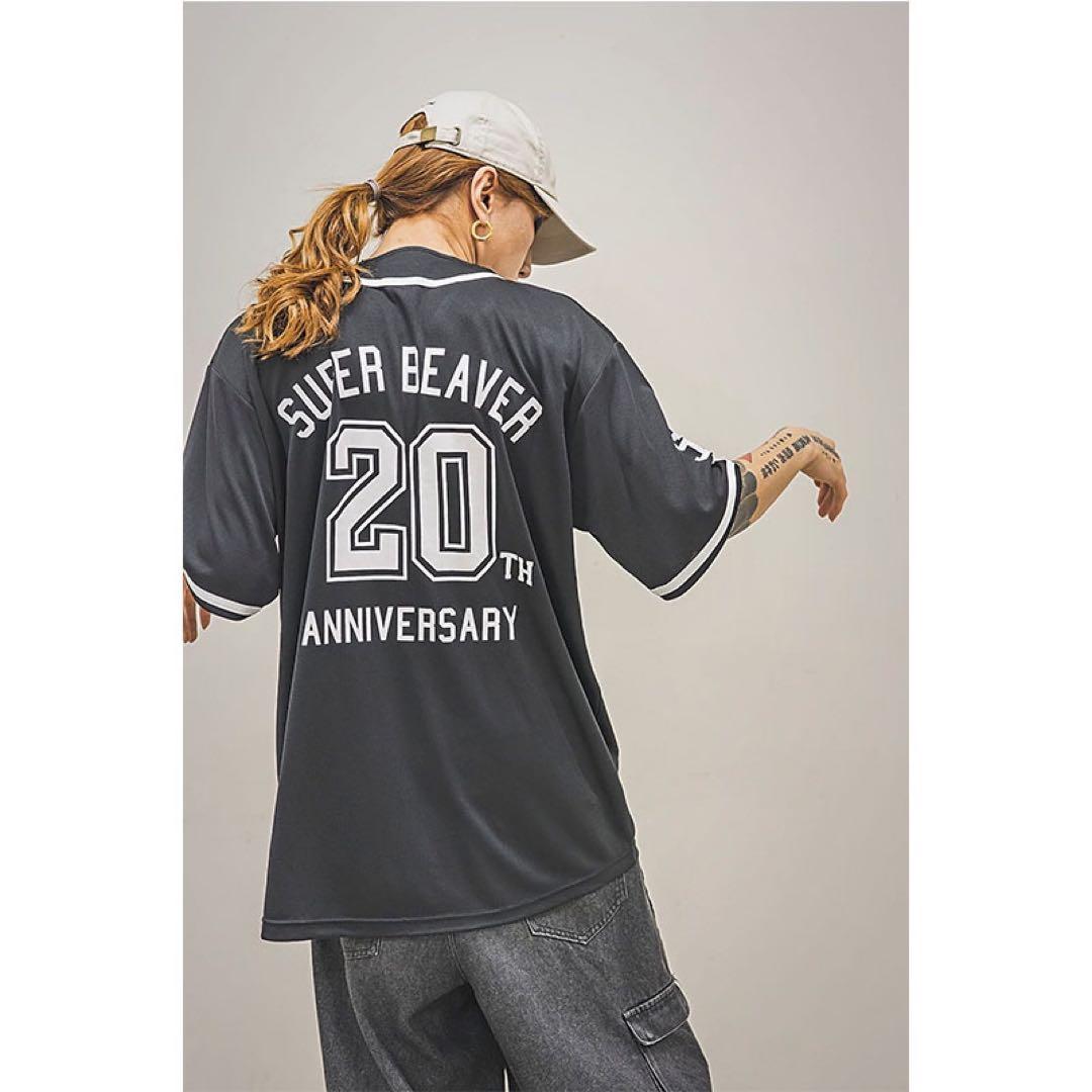 SUPER BEAVER 20th ユニホーム ブラック L ベースボールシャツ - メルカリ