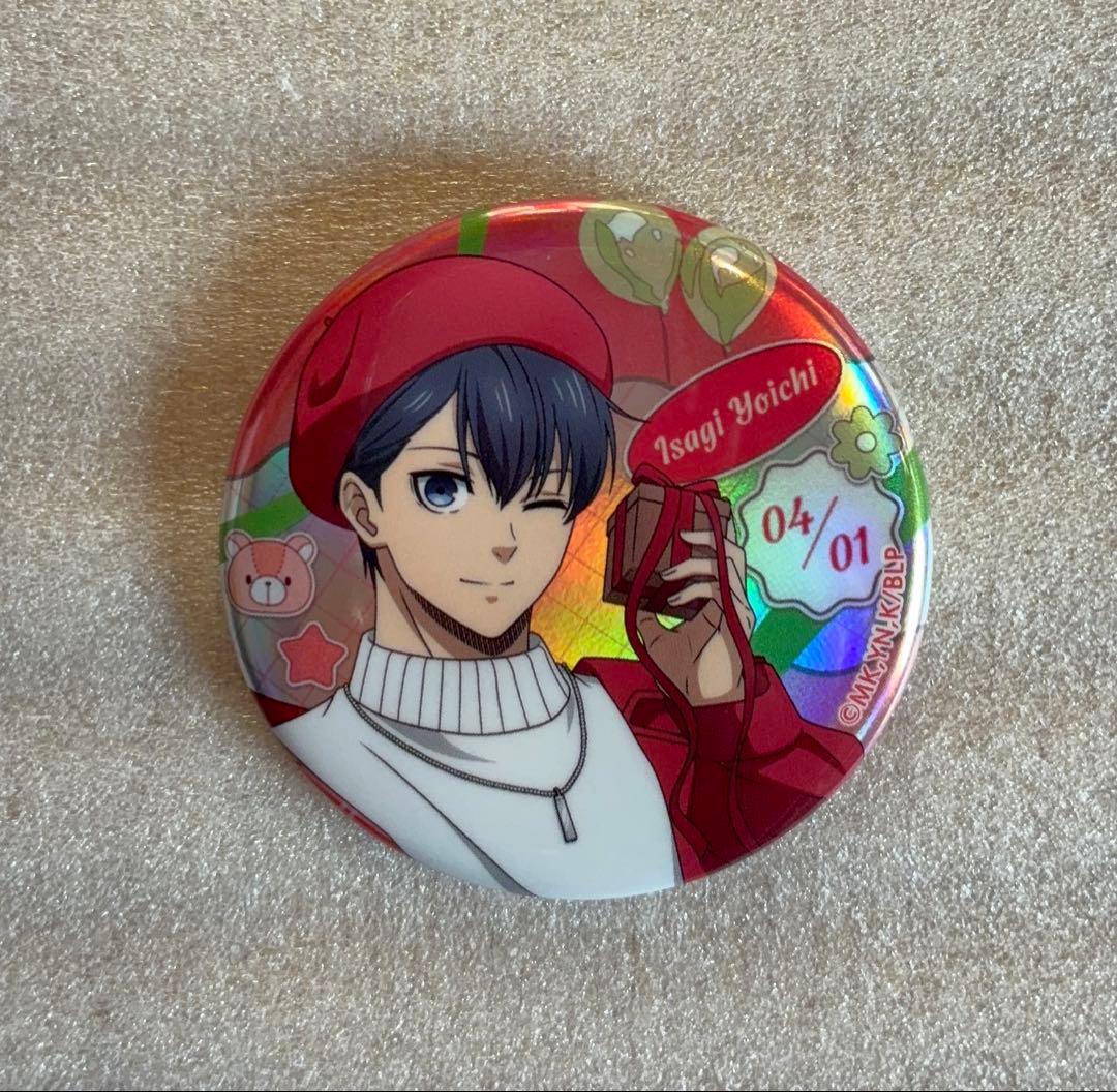 美品】ブルーロック 潔世一 バレンタイン缶バッジ - メルカリ