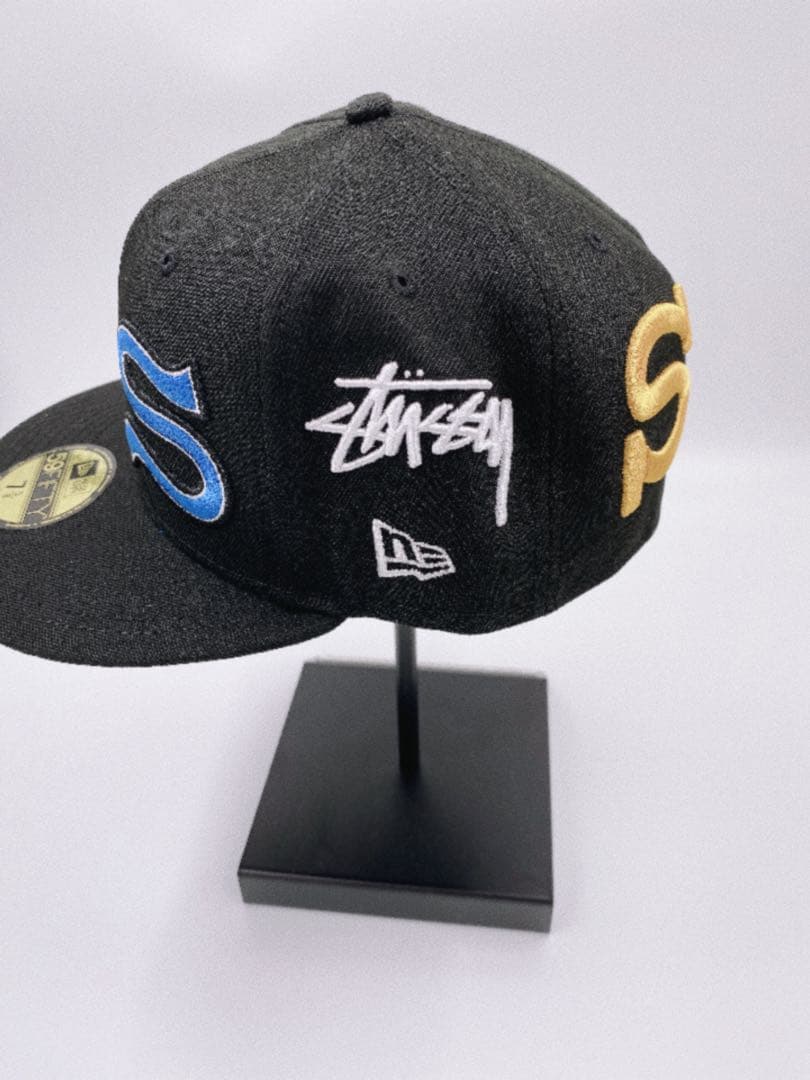 STUSSY ステューシー NEWERA ニューエラ コラボキャップ 7 5/8 - メルカリ