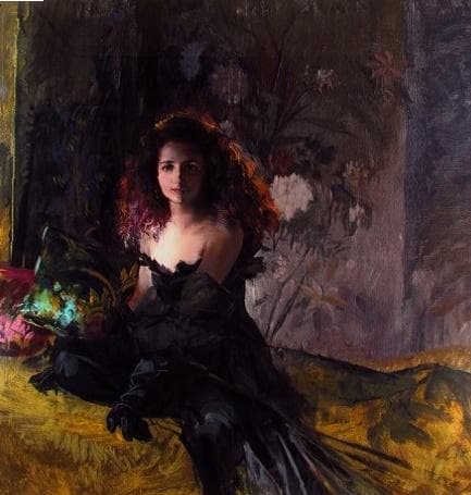 絵画　カロリーナ・アミーゴ嬢 カロリーナ・アミーゴ嬢 | ｜正光画廊