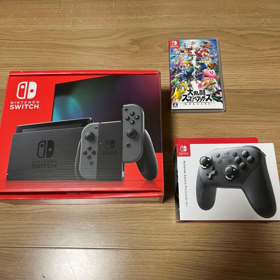 ニンテンドーSwitch スマブラ プロコンセット＋microSDカード