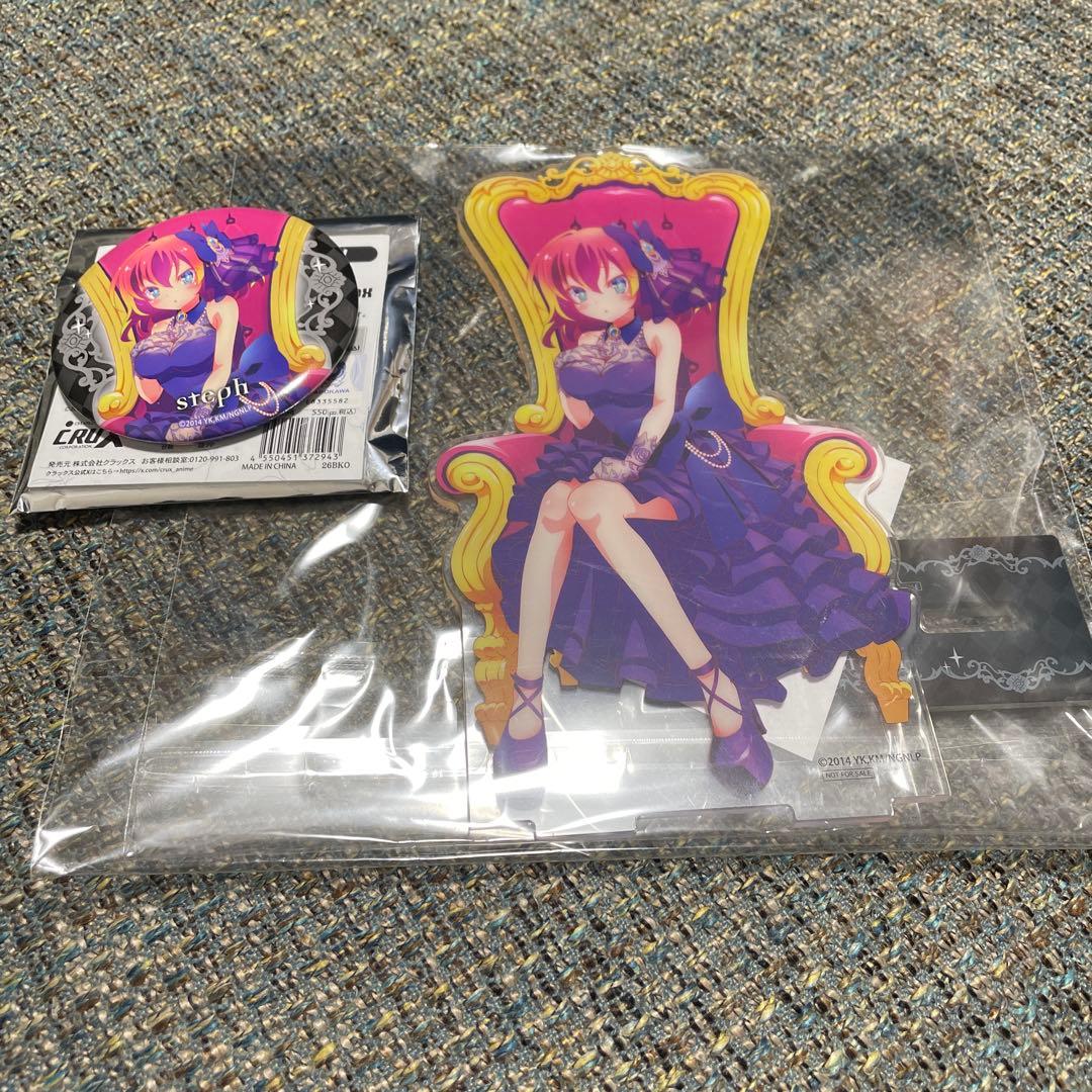 ノーゲーム・ノーライフ ラッキー缶バッジくじ あたり ステフ - メルカリ