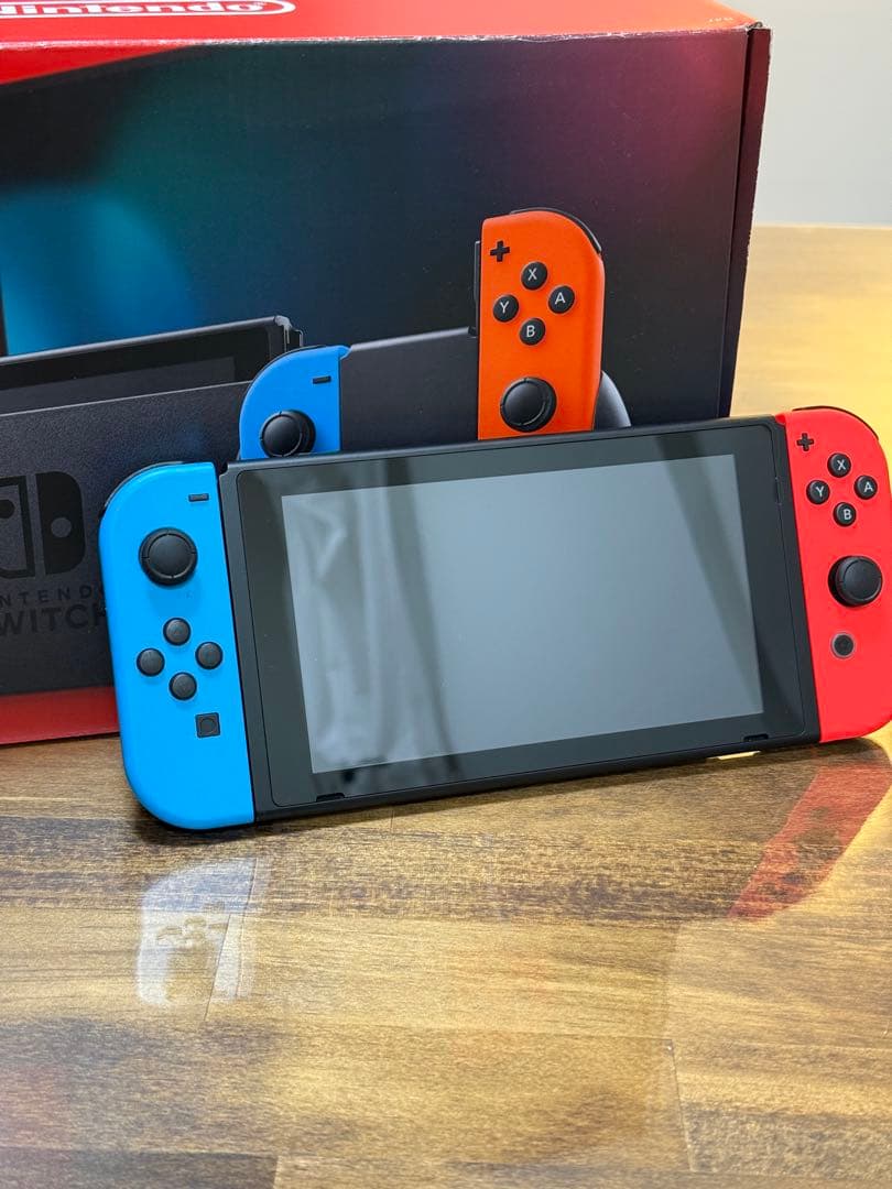 【美品】Nintendo Switch 本体 赤青 新品フィルム付 nintendo switch joy-con (l) ネオンブルー/ (r) ネオンレッド」の人気