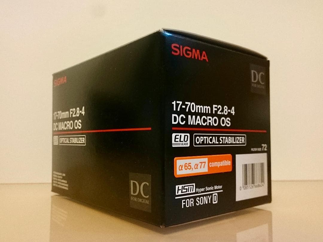 SIGMA 17-70mm F2.8-4 DC MACRO OS HSM α
