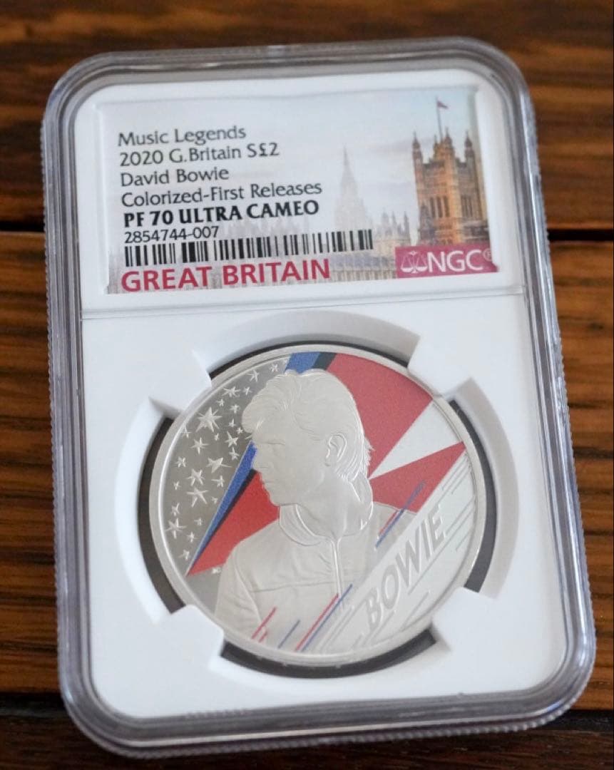 2020デヴィッド・ボウイ 1oz シルバープルーフコイン NGC PF70 - メルカリ