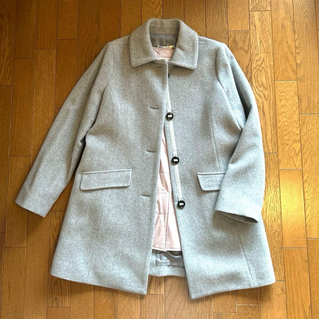 セール　タグ付き新品　ブランベール ライナー付きウールコート8.3万 セール タグ付き新品 ブランベール ライナー付きウールコート8.3万