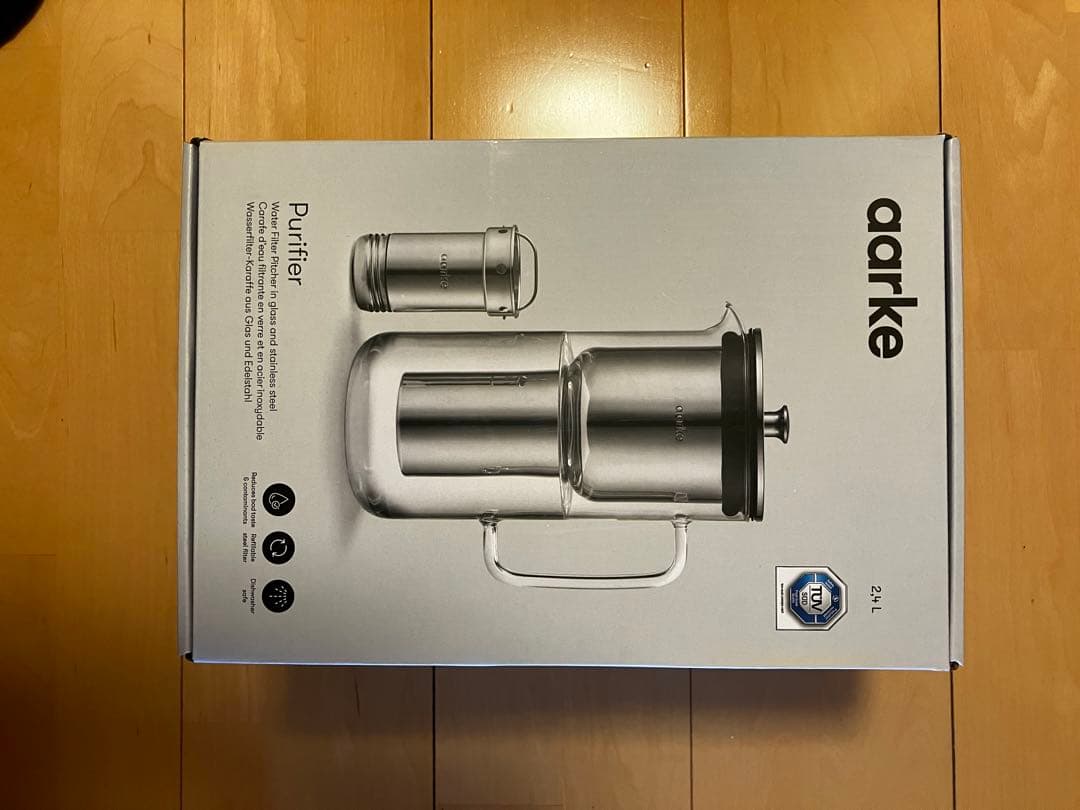 aarke Purifier 2L ポット型浄水器 正規品 浄水器 ポット型 ステンレス製 アールケ ピュリフィエ aarke