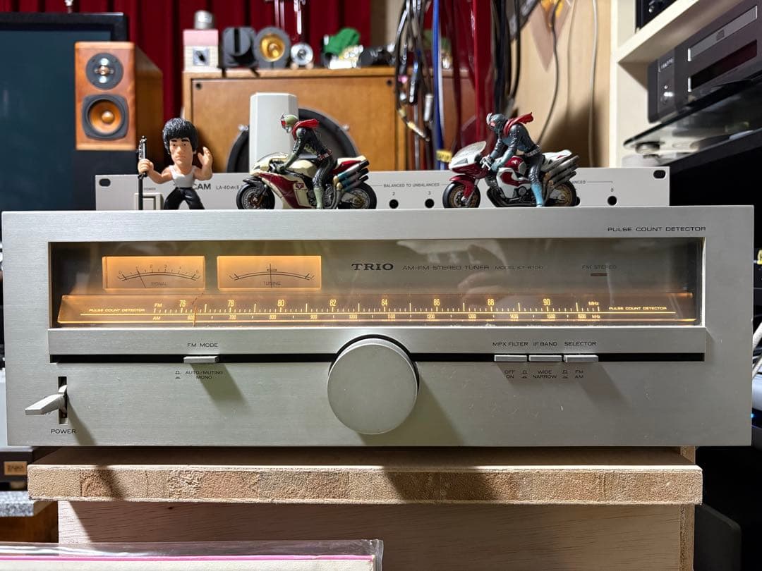 TRIO AM/FMラジオチューナー KT-8100 Trio KT-8100 AM/FM チューナー ラジオ トリオ -d215 : GrunSound