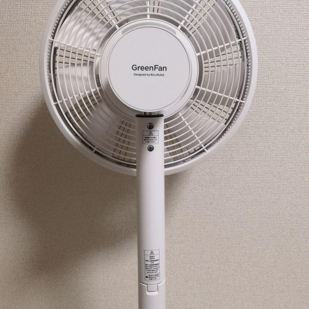 バルミューダ 扇風機 EGF-1700-WK ザ・グリーンファン バッテリー