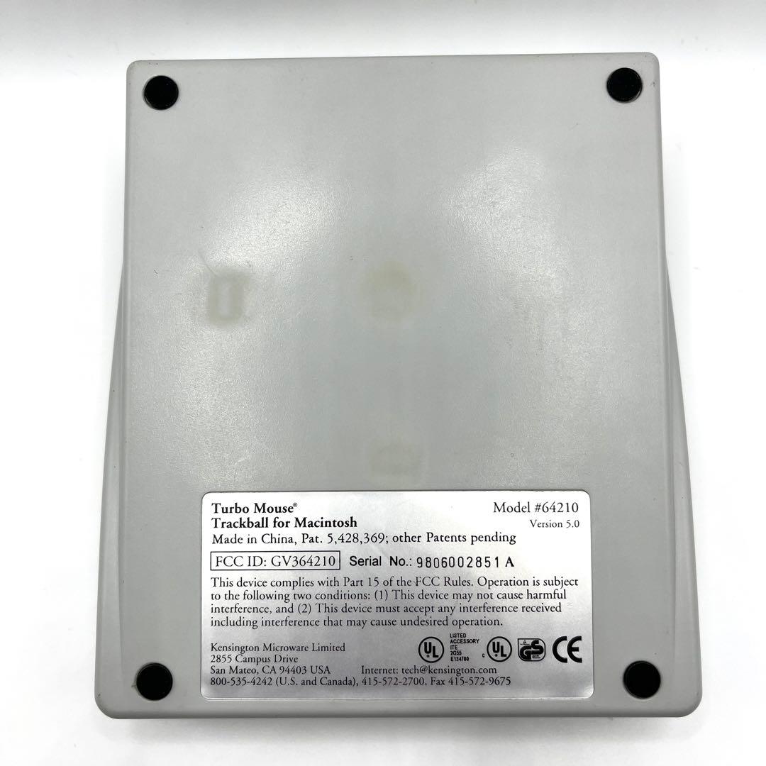 Old Mac ケンジトン トラックボール Turbo Mouse #64210 - メルカリ