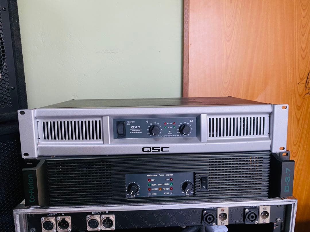 QSC GX3 パワーアンプ、良い品。 GX3 Power Amplifier – QSC