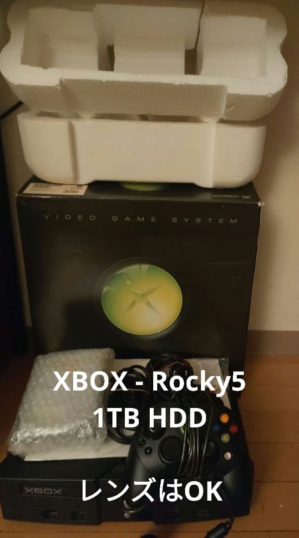 XBOX初代 EVOX化 〜トムソン HDD1TB - ROCKY5 - メルカリ