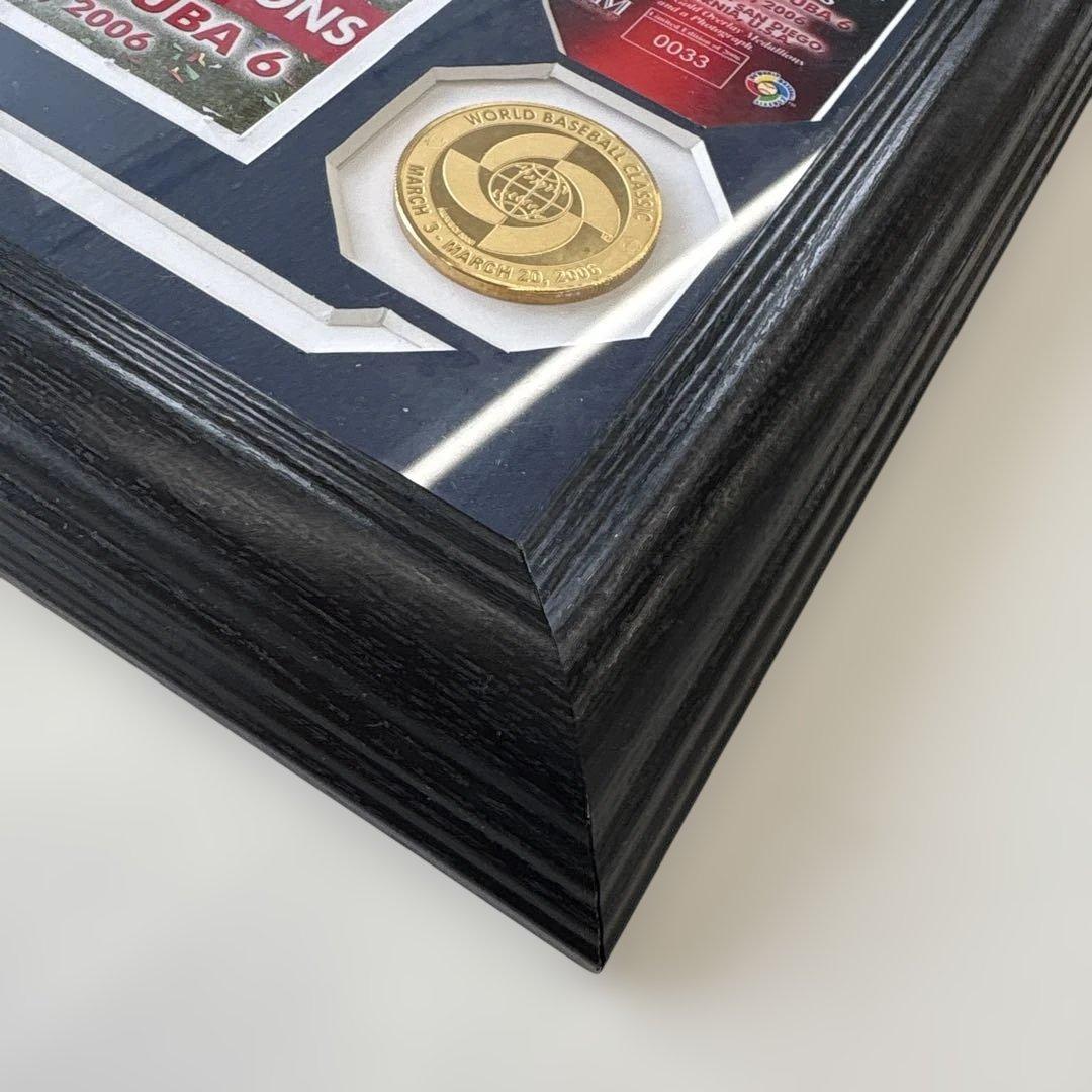 G584 WBC優勝記念フォトフレーム ワールドベースボールクラシック 2006