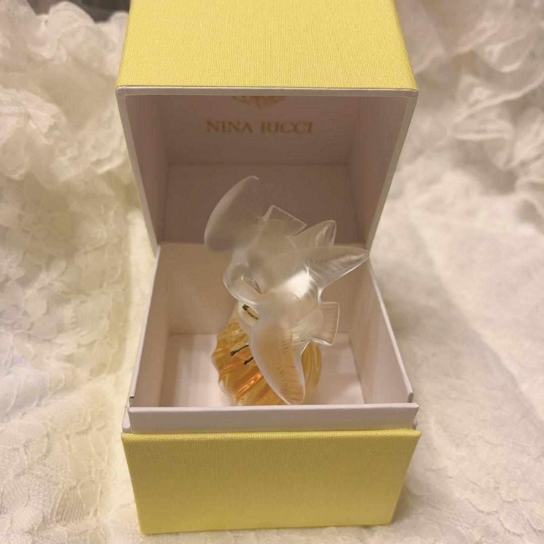 ニナリッチ2羽鳩 オードパルファムレールデュタン7.5ml 香水ラリックボトル 未開封 レア ニナリッチ レールデュタン 香水 二羽鳩 ミニボトル