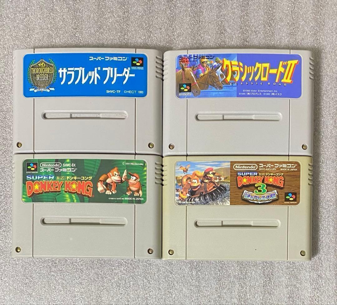 ♪任天堂／スーパーファミコンカセット 4本セット！ - メルカリ