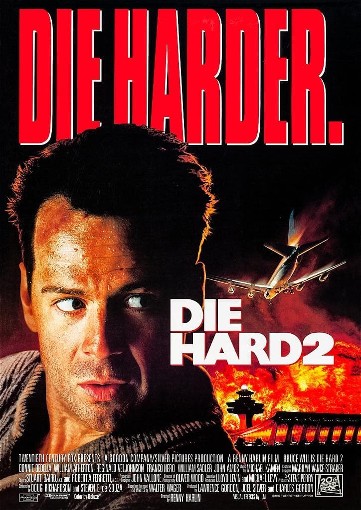 USポスター『ダイ・ハード2』（Die Hard 2: Die Harder） - メルカリ