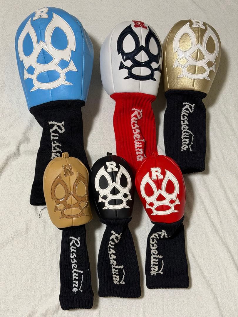 ラッセルノ：ゴルフヘッドカバー 6点セット 楽天市場】【当店在庫】ラッセルノ ゴルフ LUCHA H.C UT