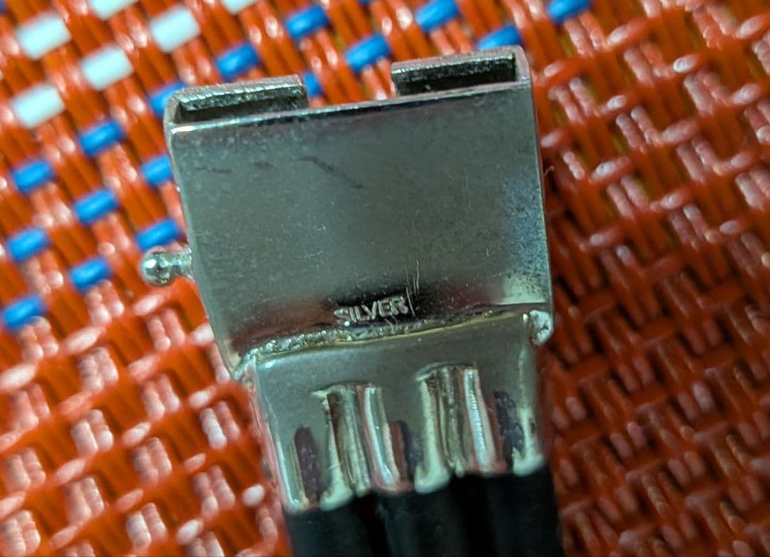 本人実使用】星野仙一氏 愛用ブレスレット「夢」ダイヤ0.06ct シルバー