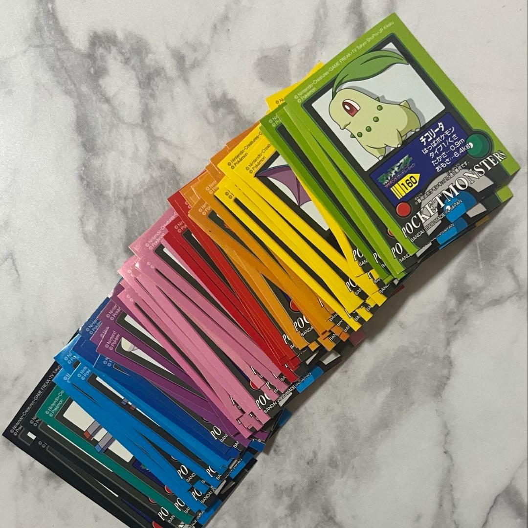 BANDAI ポケモンキッズ シール ポケモン 指人形 シール ステッカー