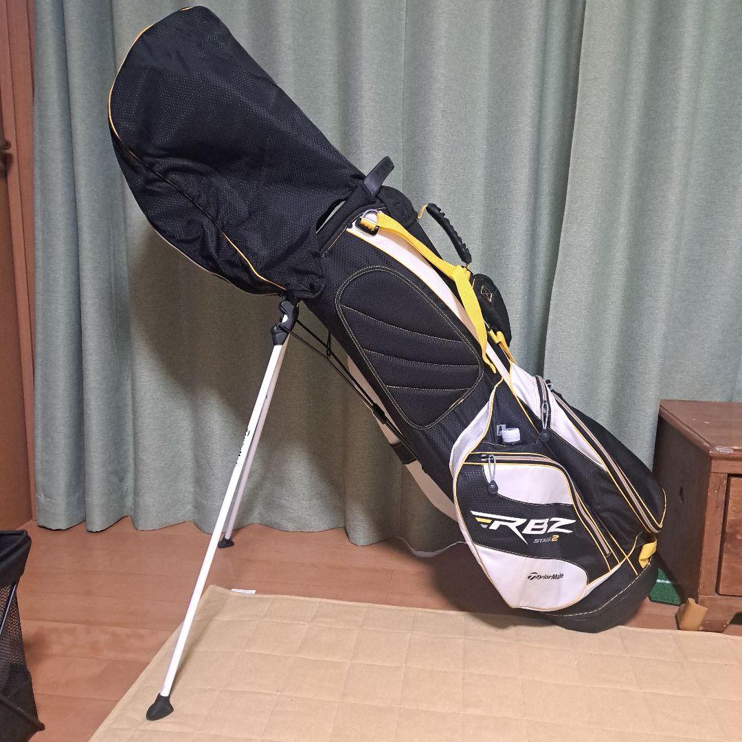 テーラーメイドRBZ STAGE 2 スタンド式キャディバッグ。美品！ テーラーメイド(TaylorMade) スタンドキャディバッグ キャリーライト