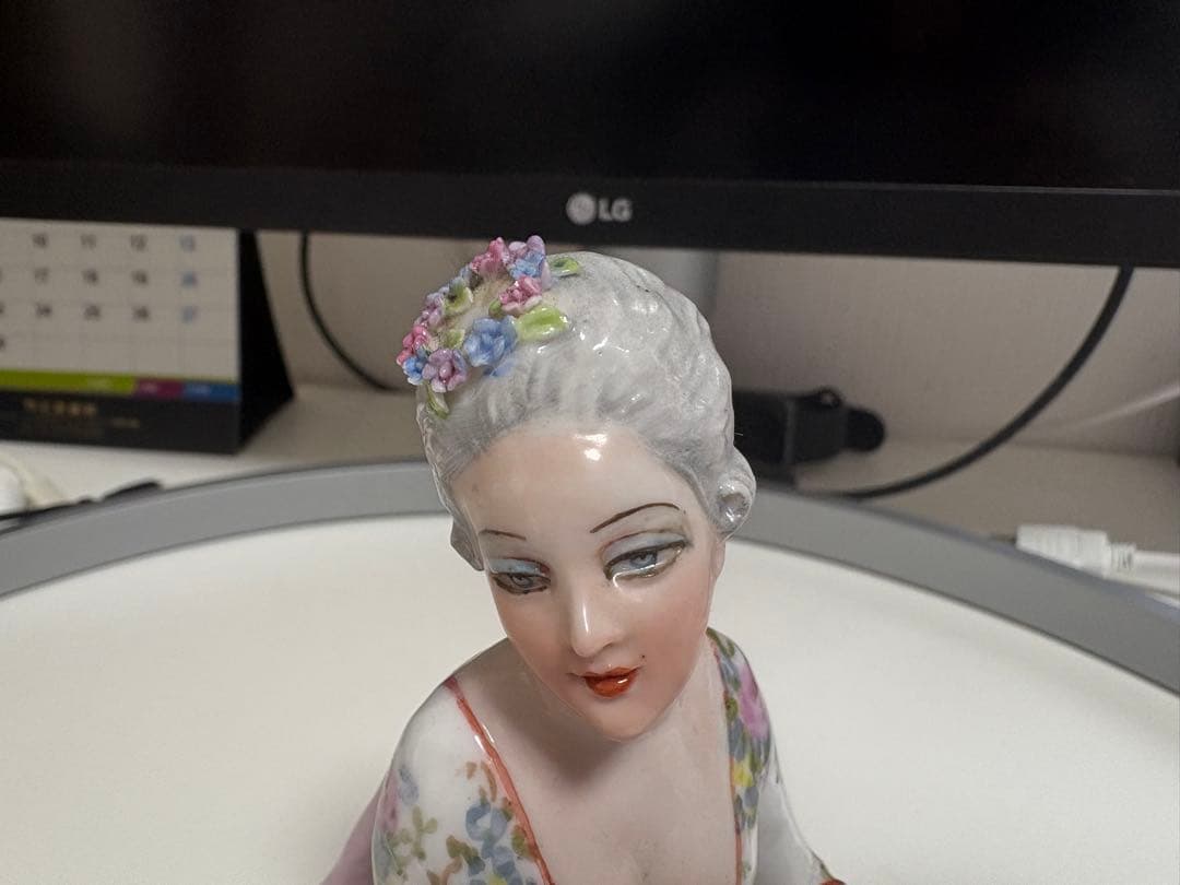 Luigi Fabris ルイージファブリス 陶磁器人形 イタリア製の通販はau