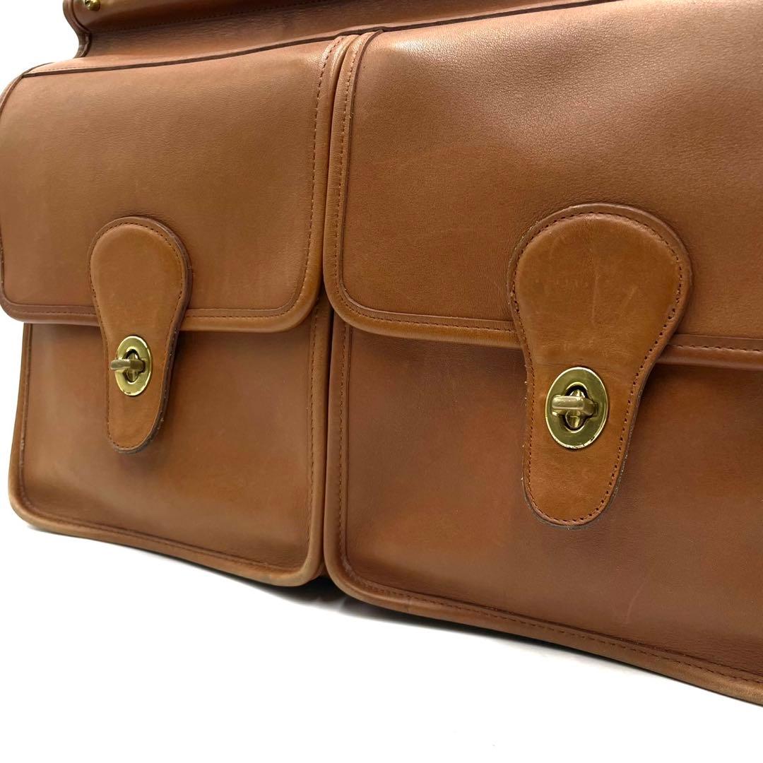 COACH コーチ 2way ビジネスバッグ ターンロック 5279 ブラウン - メルカリ