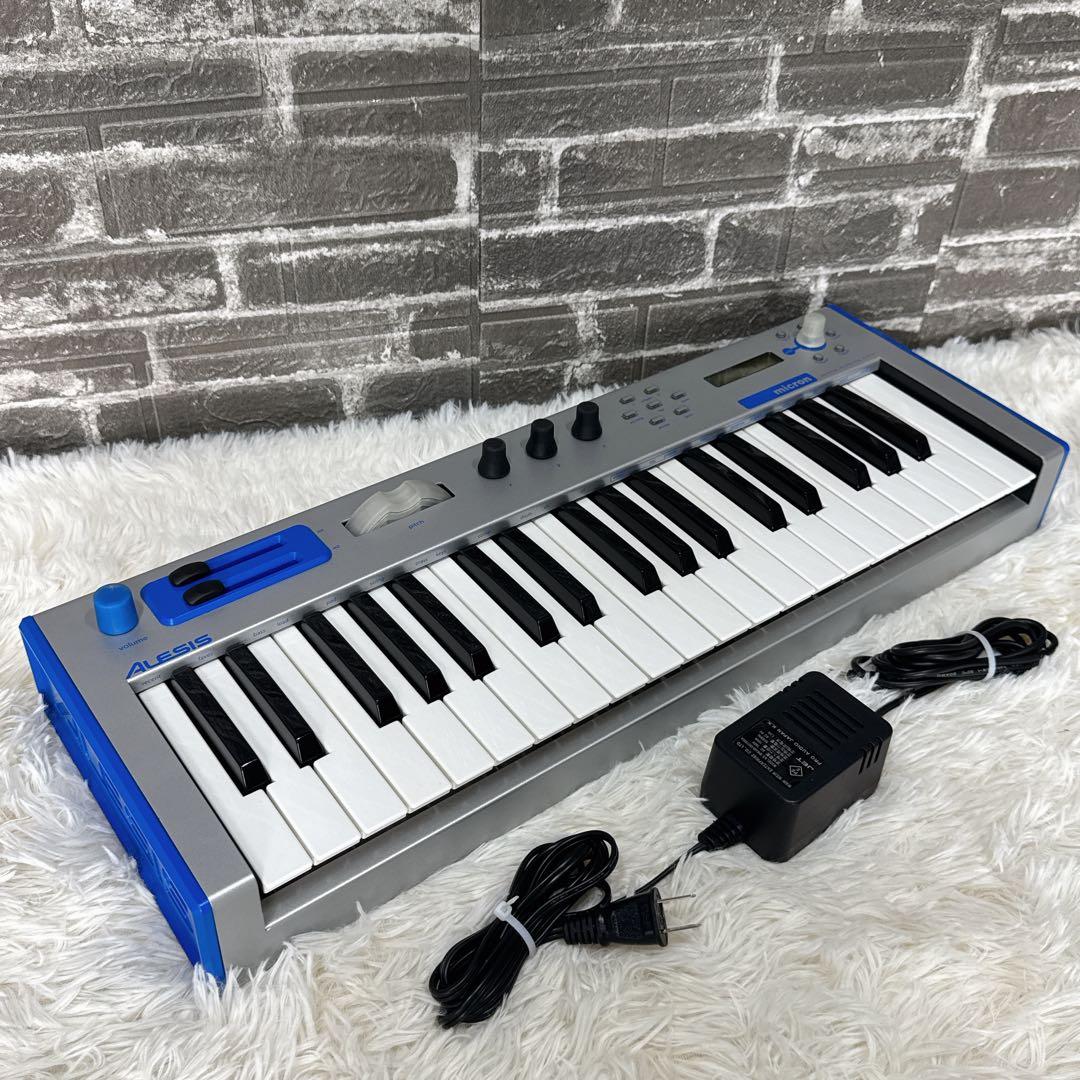 限定カラー！ALESIS MICRON アナログモデリングシンセサイザー ブルー ALESIS、37鍵アナログモデリングシンセサイザー「Micron SE」発売