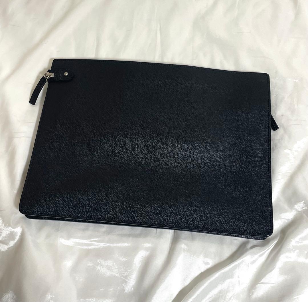 極美品 COACH レザー 2way ビジネスバッグ ダブルファスナー 斜め掛け