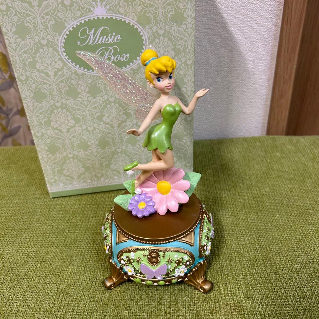 ティンカーベル オルゴール 花と蝶　ディズニーストア ティンカーベル オルゴール ディズニーストア - メルカリ