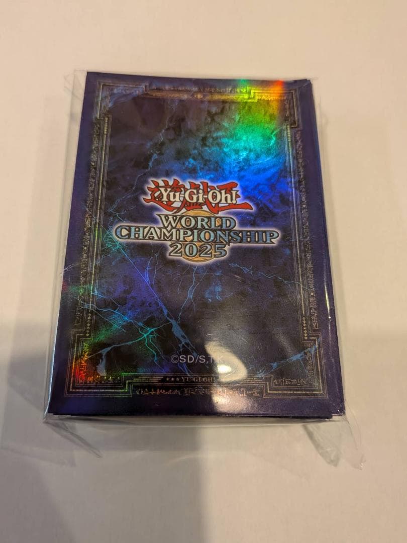遊戯王　WCS2025 公式スリーブ(青)　100枚　世界大会 スリーブ『WORLDCHAMPIONSHIP2022』100枚入り【-】{-}《スリーブ》