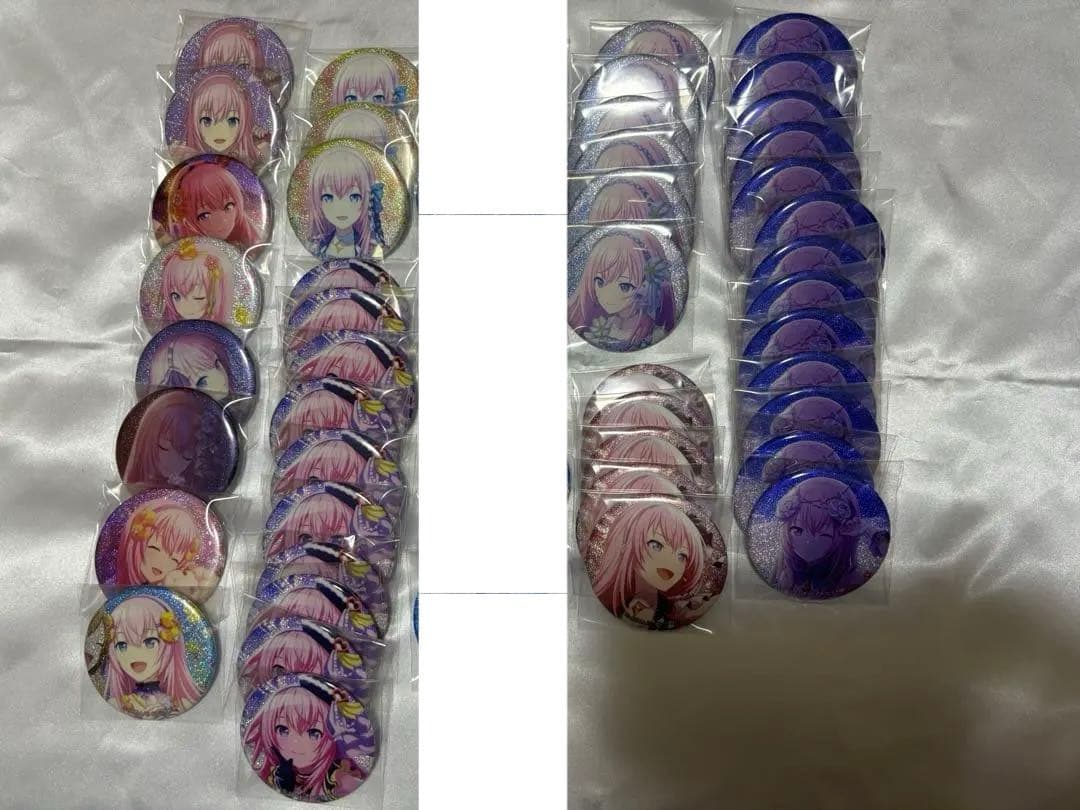 巡音ルカ プロセカ プロジェクトセカイ 缶バッジ グリッター プロセカ グリ缶 グリッター缶バッジ 44 巡音ルカ 3個セット - メルカリ