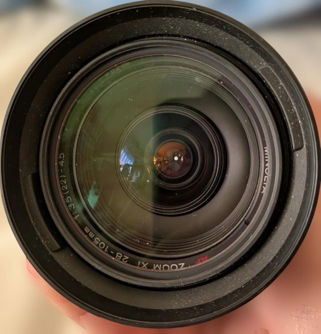 レア！MINOLTA 専用ハンドストラップ ミノルタ α9xi xiレンズ3本付