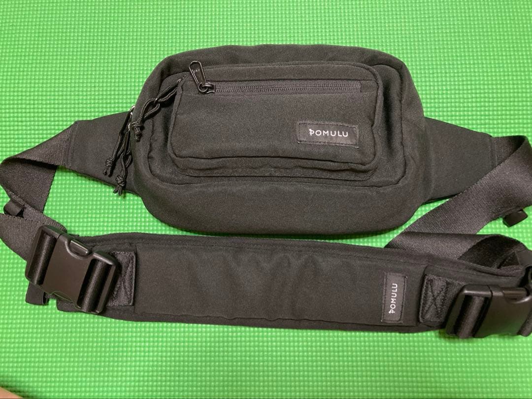 Pomulu ヒップシート ブラック POMULU 2WAYヒップシート